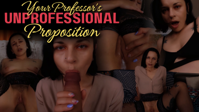 Your Professor's Unprofessional Proposition - She Invited You Over To Talk About Your Grade, But What She Really Wants Is For You To Breed Her