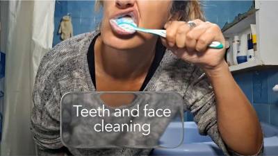 Teeth Brushing & Skincare Routine