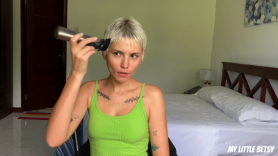 Exclusive Video! Betsy Shaves Her Head