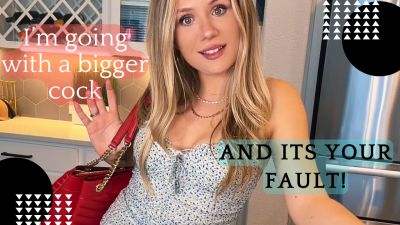 I'm Cheating On You And It's All Your Fault