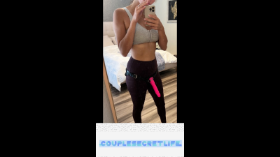 Rough Pegging Straight Guy With Pink Dildo