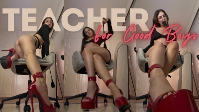 Teacher For Good Boys: Whip Controlled JOI