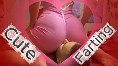 Tight Pink Gym Suit Face Fart Domination - Goddess Takes Control
