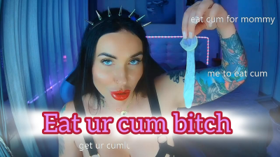Eat Ur Cum From Condom Bitch