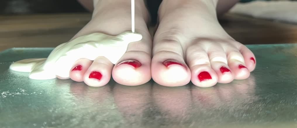 Drenching My Perfect Toes In Creamy Ranch Dressing