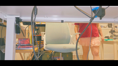 The View From Under My Desk: Hidden Office Voyeur