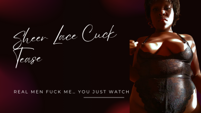 Cuck Tease Real Men Fuck Me... You Just Watch & Leak
