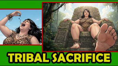 [Story] Jungle Goddess Giantess Tribal Sacrifice Feet Crushing Eating Feast