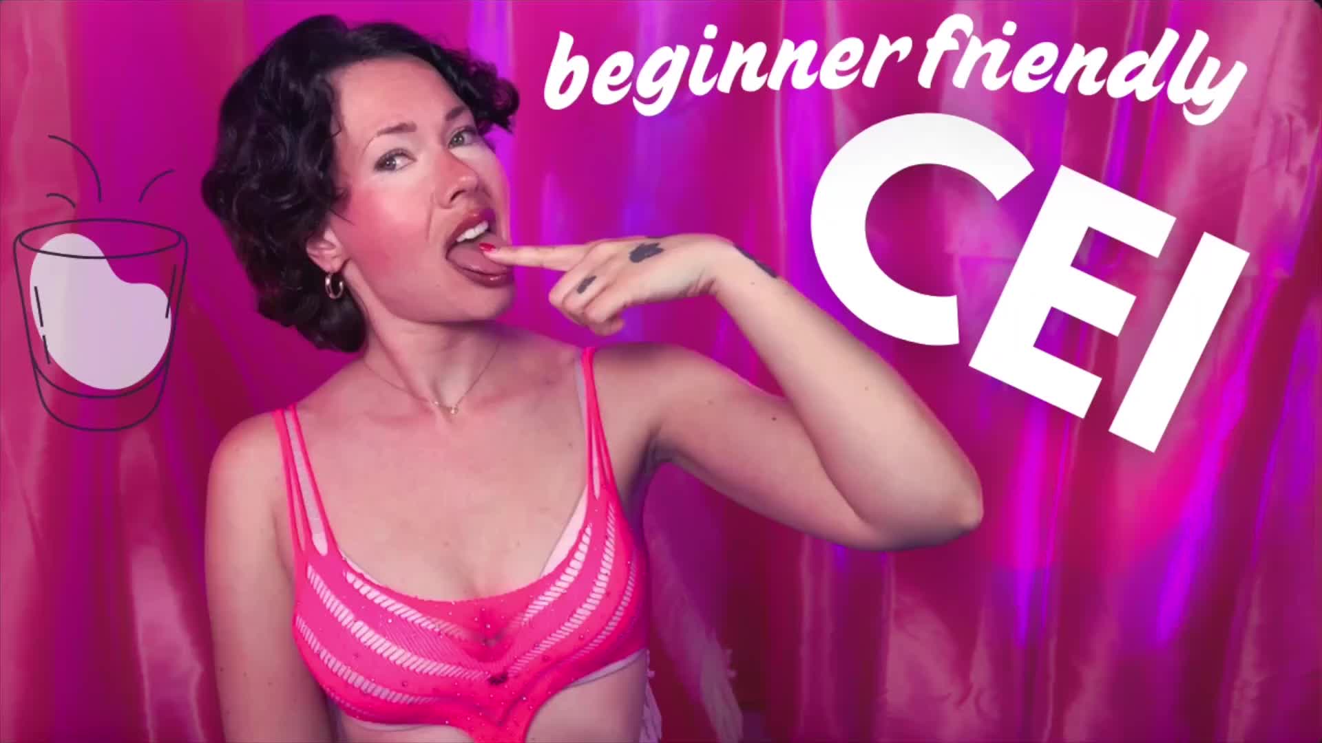 First-Time CEI: Goddess Cherry Guides You To Swallow Every Drop