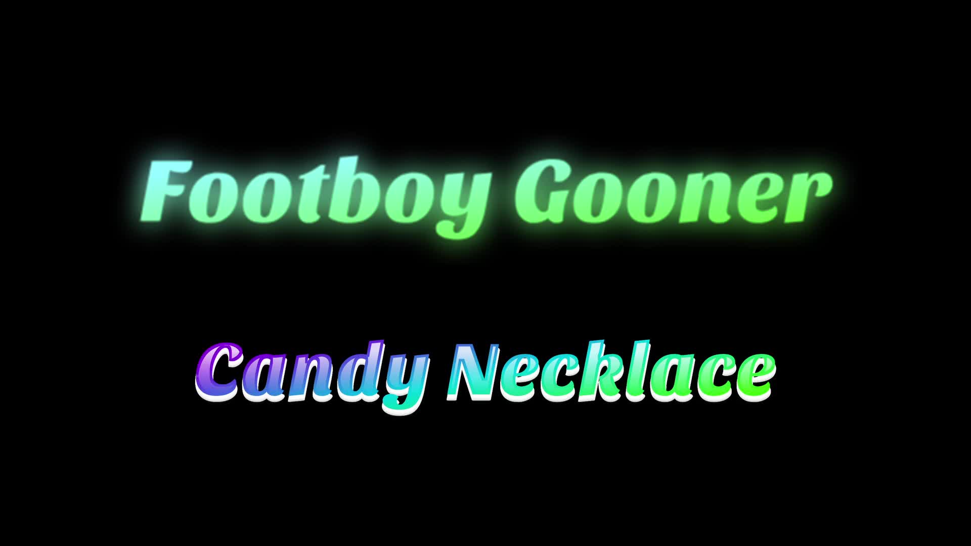 [Audio Only] Footboy Gooner