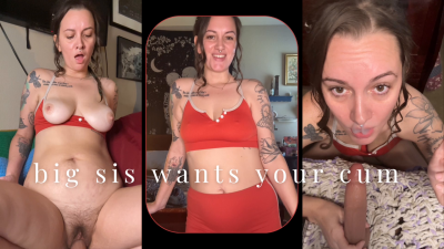Big Step-Sis Makes You Cum! Taboo Fantasy