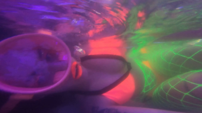 Underwater Glowing Uv Siren Bikini- Electra Sirena
