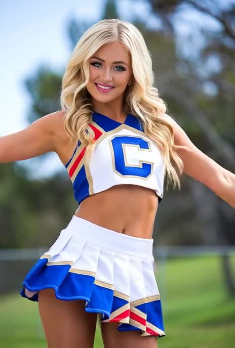 Blonde Cheerleader