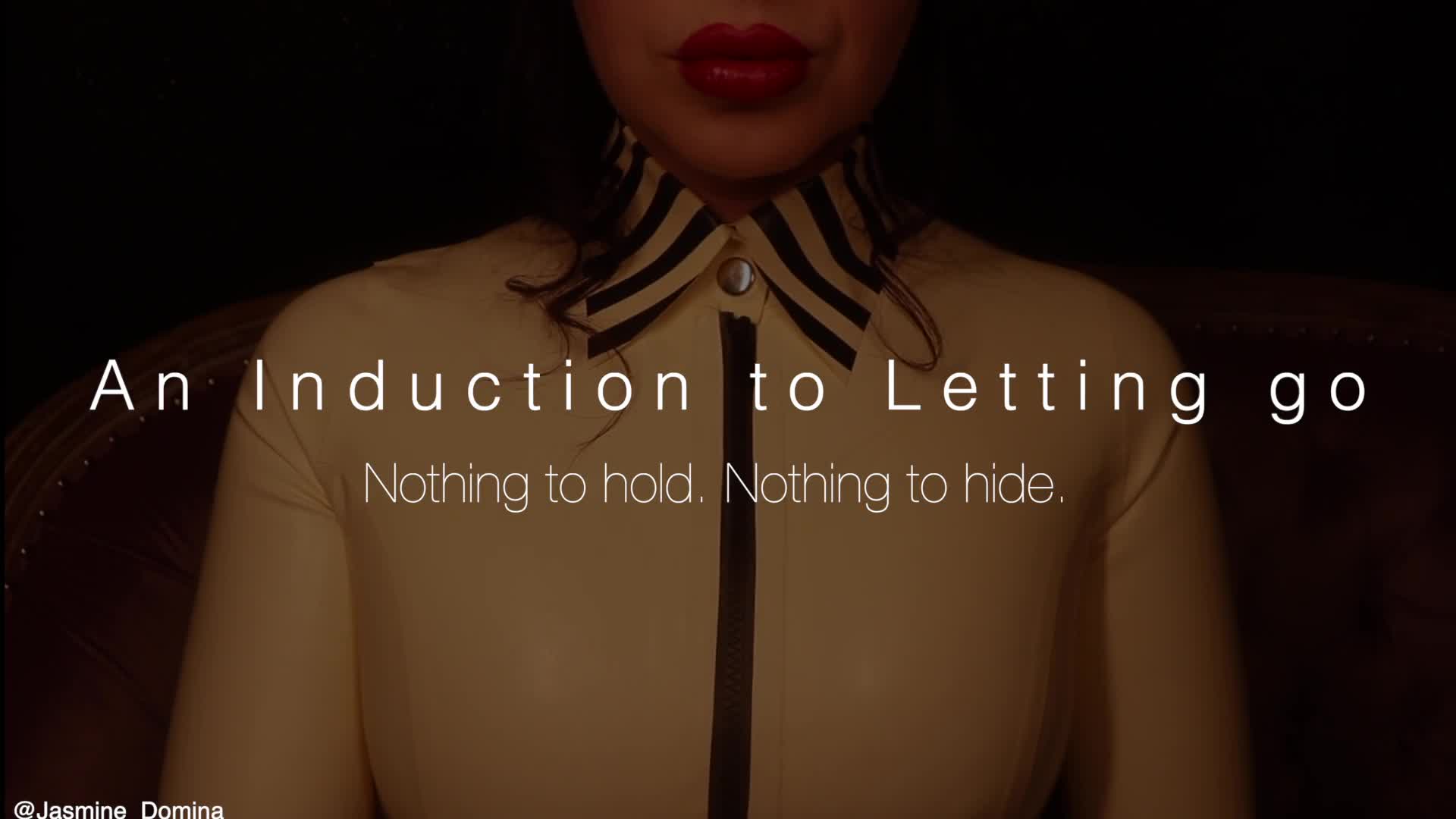 An Induction To Letting Go