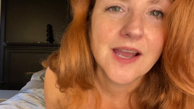 Busty BBW Redhead JOI