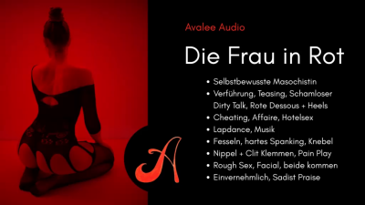 Frau In Rot | Avalee Audio | German | Fsub | Confident Masochist | Seduction | Dirty Talk | Secret Affair