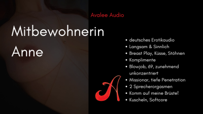 Mitbewohnerin Anne | Avalee Audio | German | Sensual | 69 | Vanilla Sex