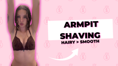 Armpit Shaving Fetish (Hairy To Smooth)
