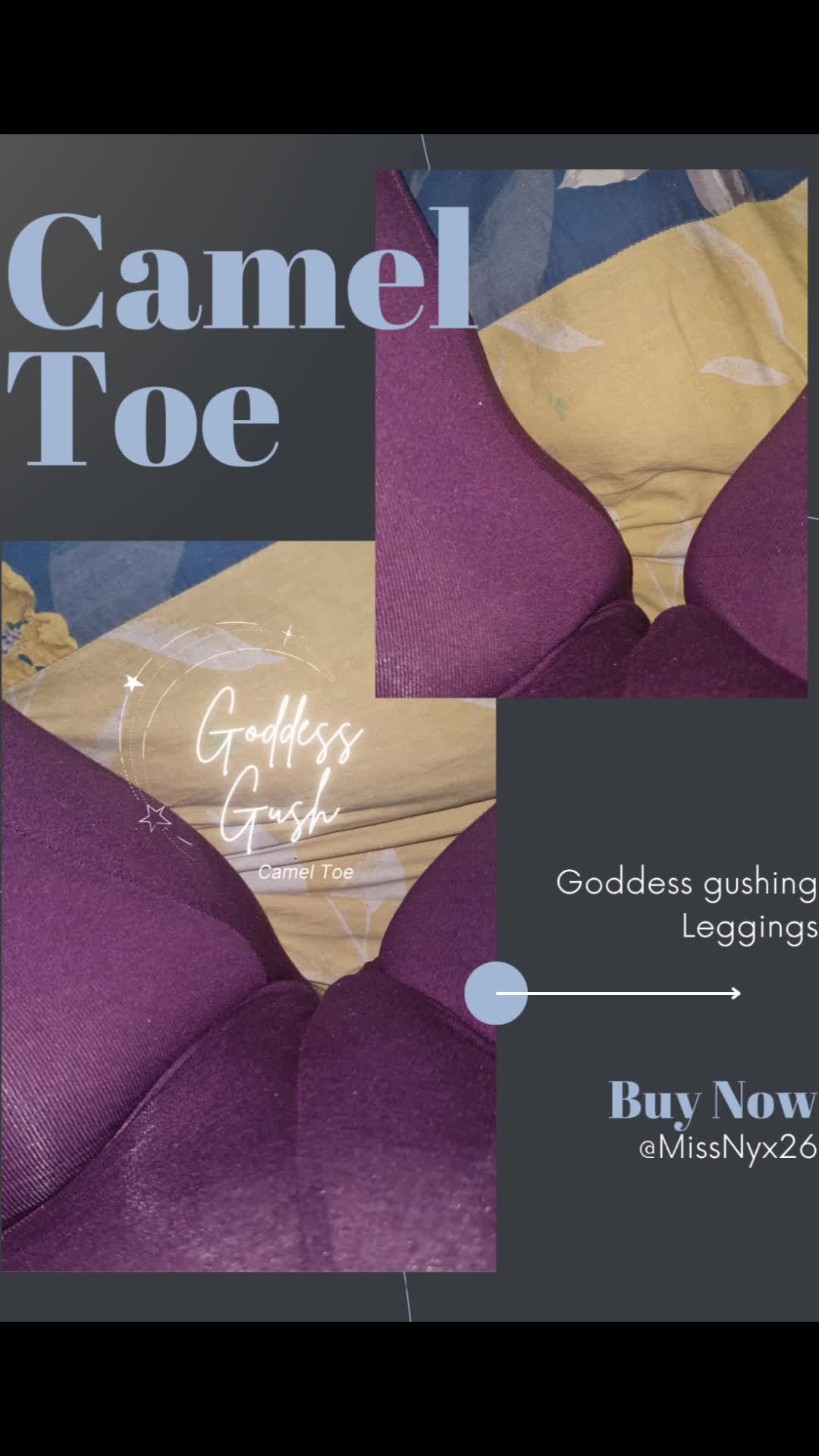 Goddess Gushing Leggings (Cameltoe)