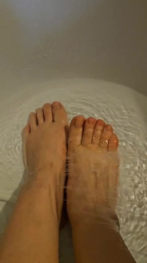 Warm Water Running Over My Slippery Feet