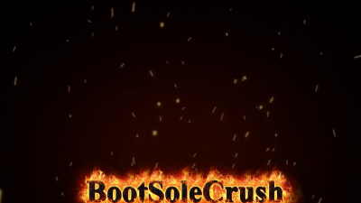 Cbt Raw Overhead Blue Perforated Boots Crush And Trampling - Smoke, Spit, Kicks, Stomp And Cum Sole Play- 8 Min