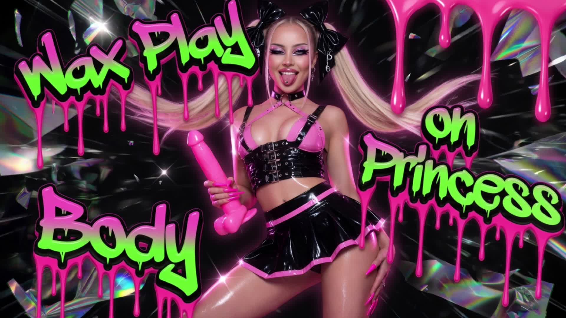 Wax Play On Princess Body