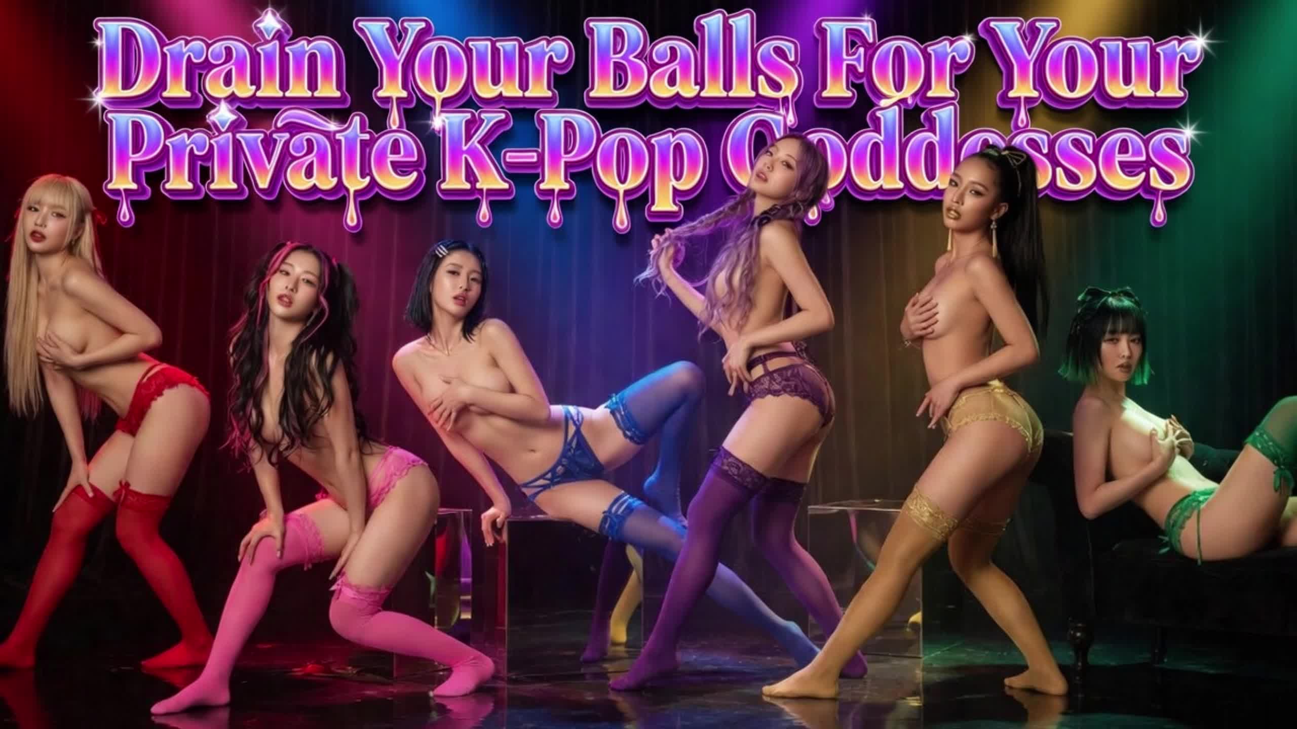 Drain Your Balls For Your Private K-Pop Goddesses