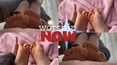 Start Worshiping My Feet Now