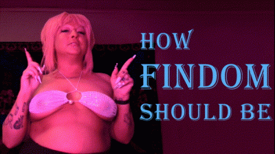 How Findom Should Work