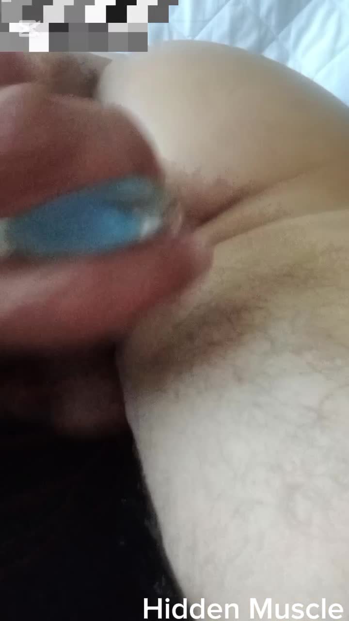 Prone Position Transstep-Parent Dildo Ass Session (Slow To Fast)