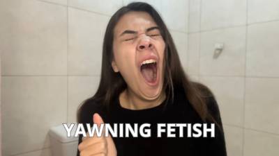 Tired Girl Yawn Fetish