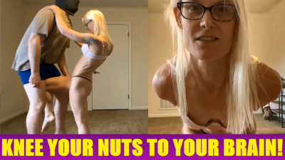 Ballbusting Threats And Knees! I Will Knee Your Balls Into Your Stomach!