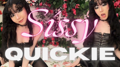 Sissy Anal Orgasm Quickie Training: SPH & Estrogen Encouragement