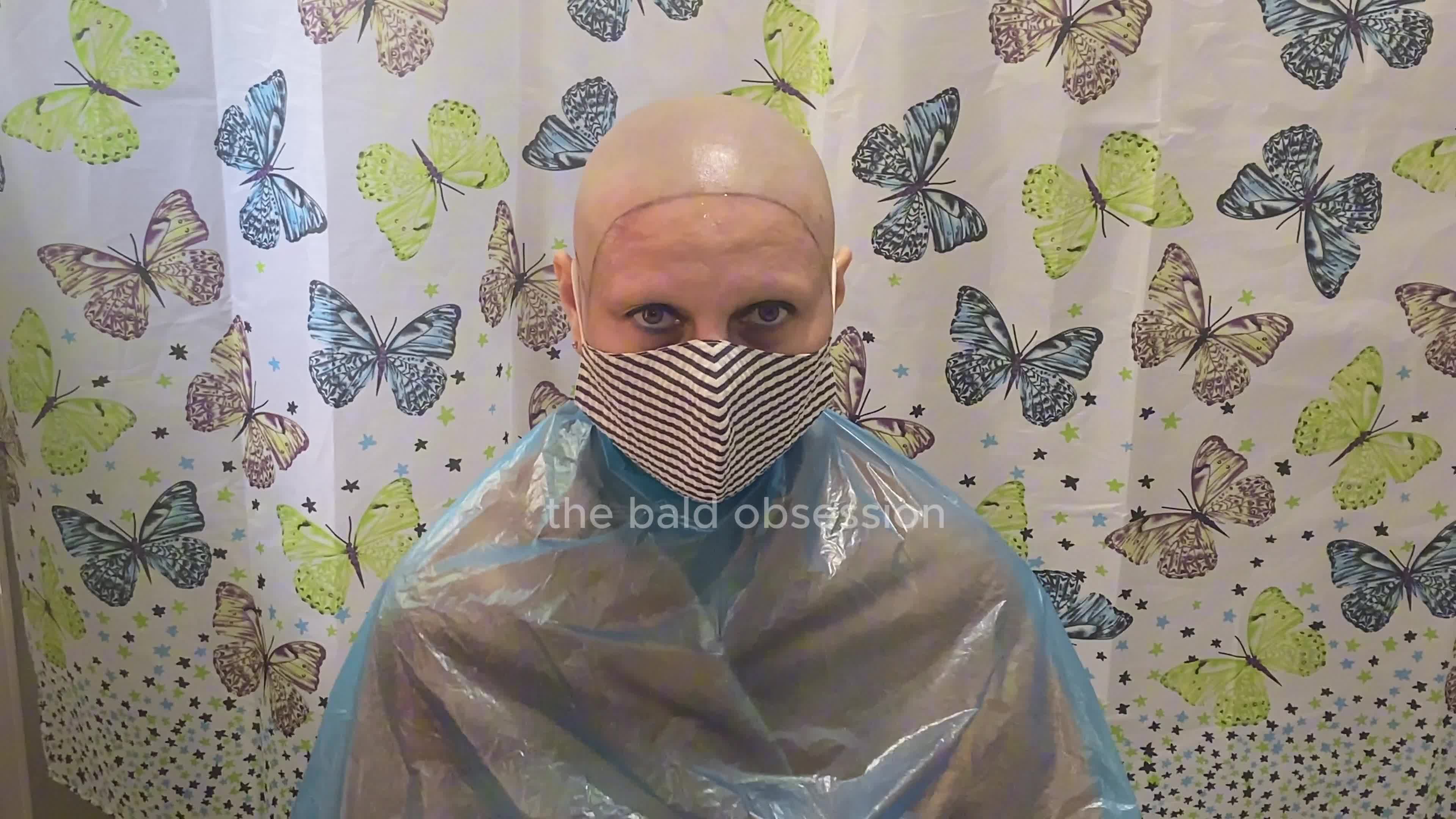 My Bald Transformation With Manic Panic Hot Hot Pink