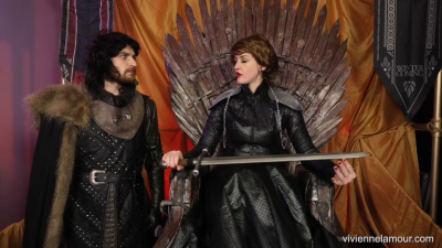 Jon Snow Fucks Queen Cersei On The Iron Throne