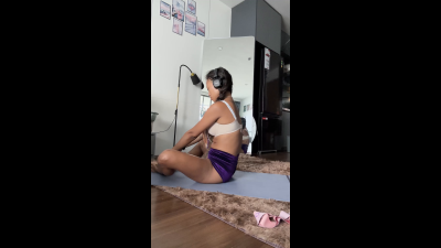 16. Hot Asian MILF Morning Workout