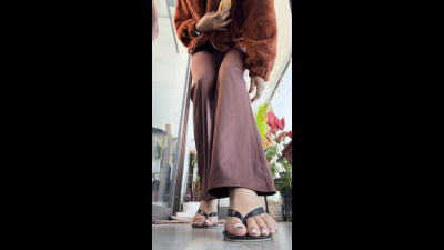 18. Asian Goddess Crushing Croissant With Her Heels And Soles
