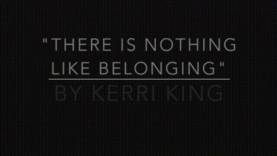 There Is Nothing Like Belonging(Audio)