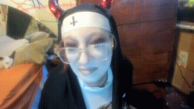 Curvy Siren Satan's Nuns Tits Tease