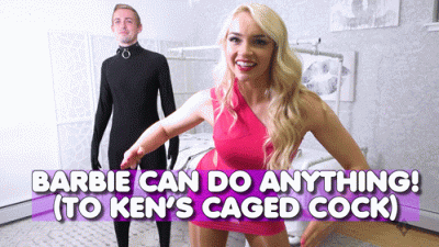 Barbie And Kens Spiked Chastity Cage