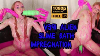 V391 Out Of This World Being Slime Bath Impregnation
