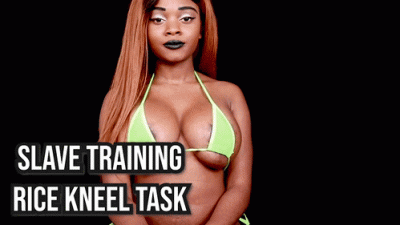 Rice Kneel Task Slave Training