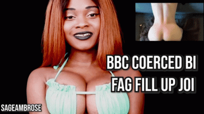 Fag Fill Up JOI BBC Encouraged Bi