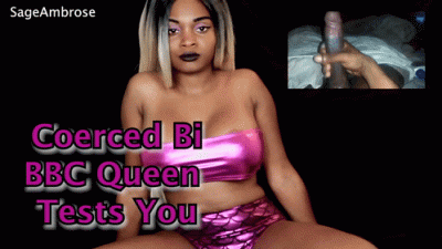 Encouraged Bi-BBC Queen Tests You
