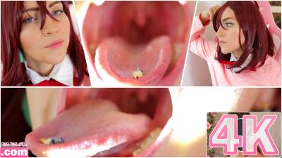 Momo Ayase Swallows Tiny Man