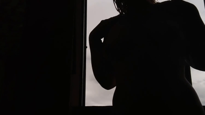Worship Goddess And Her Silhouette