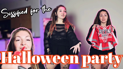 Sissified For The Halloween Party!