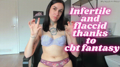 Infertile And Flaccid Thanks To Cbt Fantasy