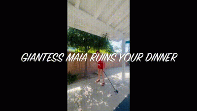 Giantess Maia Ruins Dinner