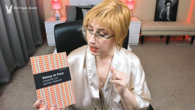 Book Reading While Topless